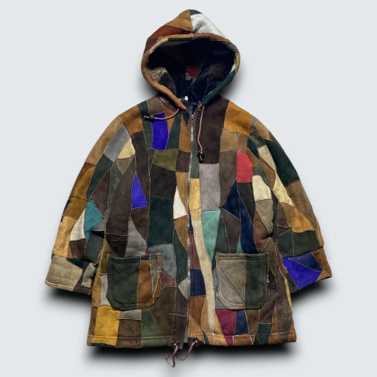 Japanese Brand Rare 80s Patchwork Insulated Jacket Multicolor M Size M / US 6-8 / IT 42-44 - 1 Thumbnail