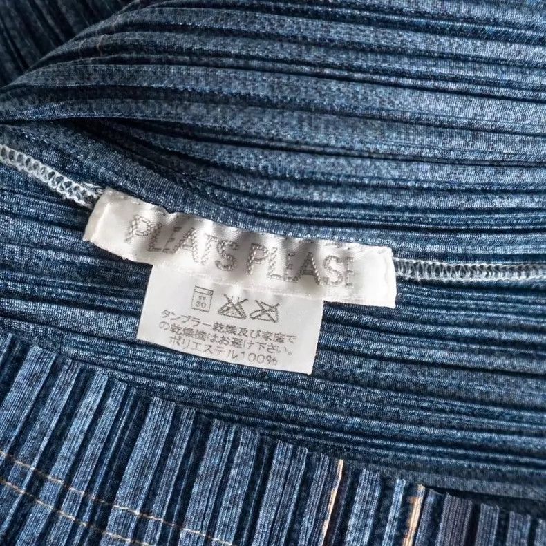 Issey Miyake Issey Miyake size:3 Blue vintage right-shoulder denim jack Size M / US 6-8 / IT 42-44 - 6 Thumbnail