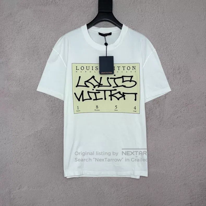 Louis Vuitton Louis Vuitton White Chest 1854 Series Drawing Sketch Signa Size US L / EU 52-54 / 3 - 1 Thumbnail