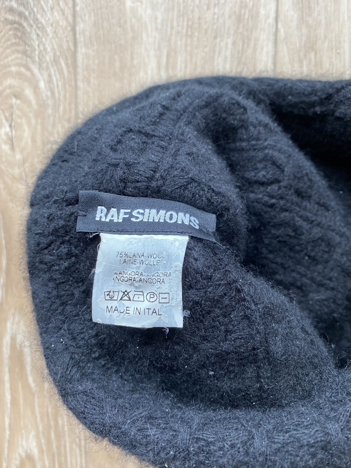 Mohair Beanie in Black/Brown – SVRN