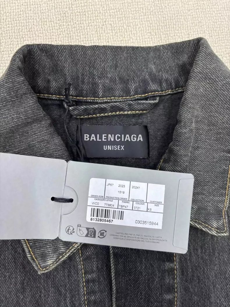 Balenciaga Year of the Dragon opium graffiti denim jacket