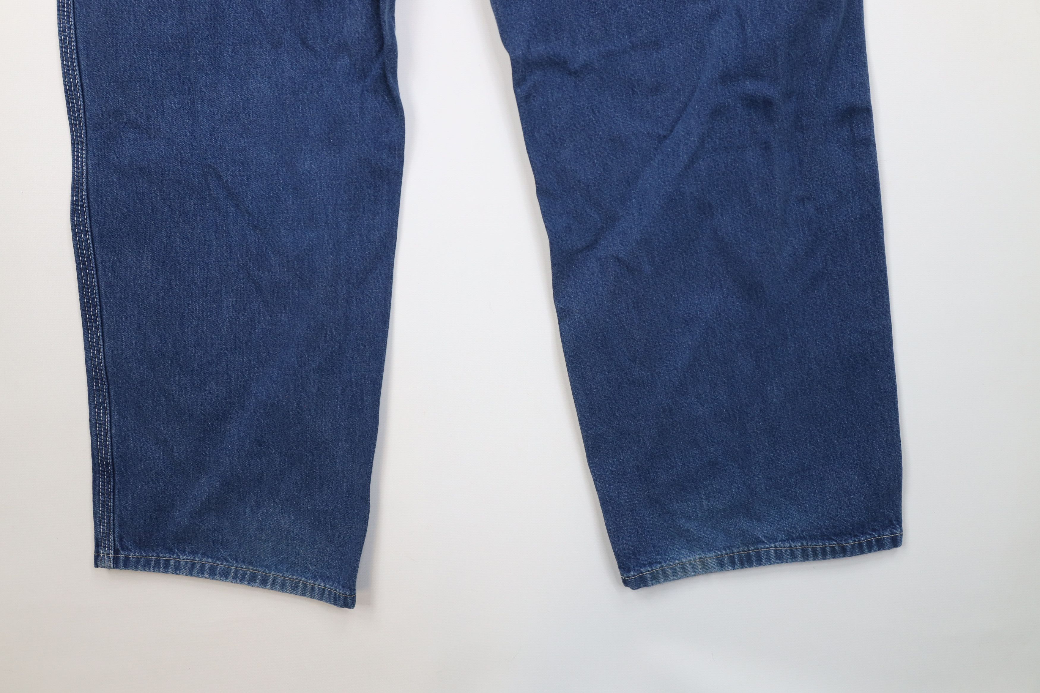Carhartt Vintage Y2K Carhartt Wide Leg Dungaree Denim Jeans Blue Size US 40 / EU 56 - 14 Thumbnail