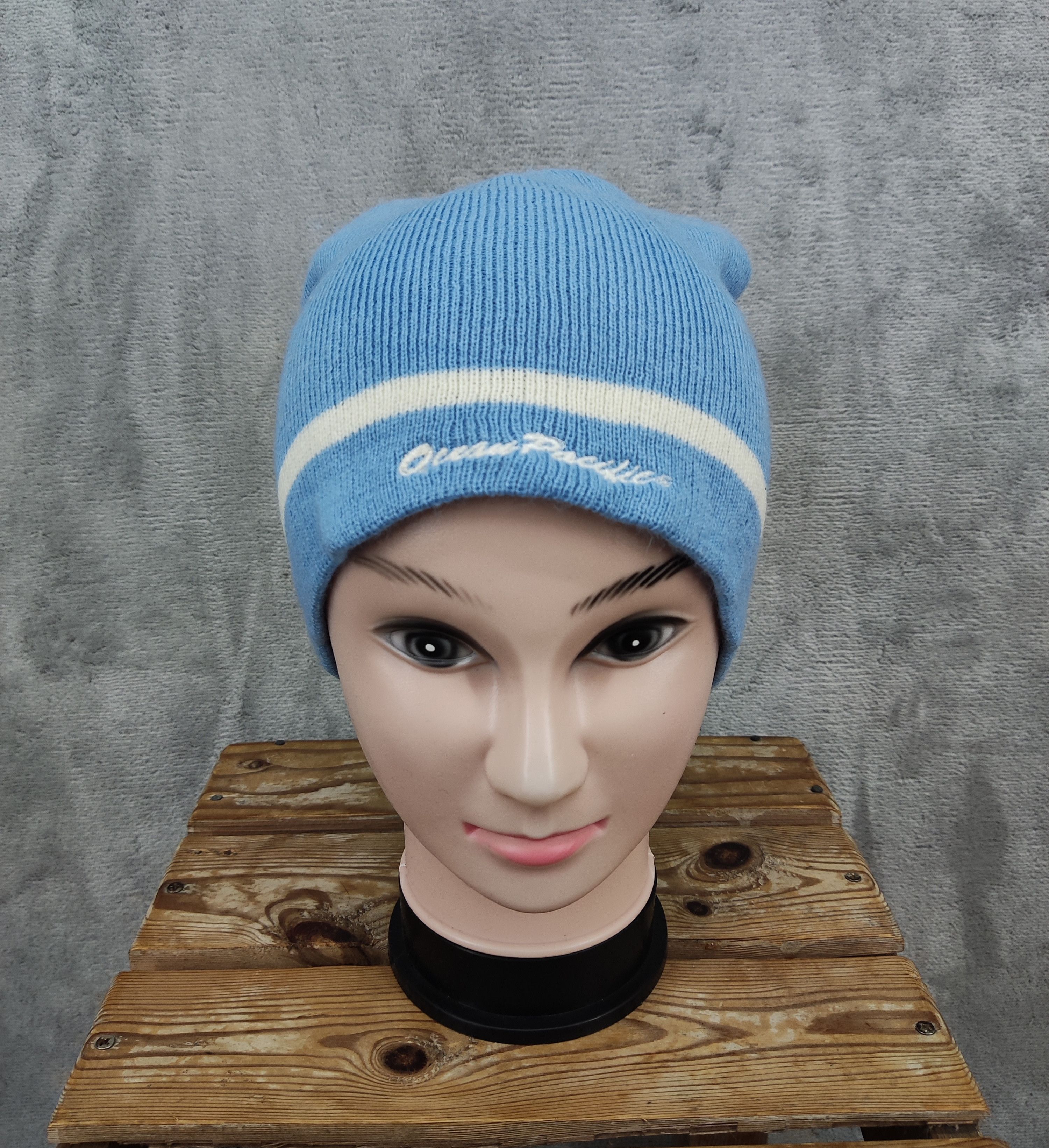 Ocean Pacific Vintage Ocean Pacific Blue Surf Beanie Hat Size ONE SIZE - 1 Thumbnail