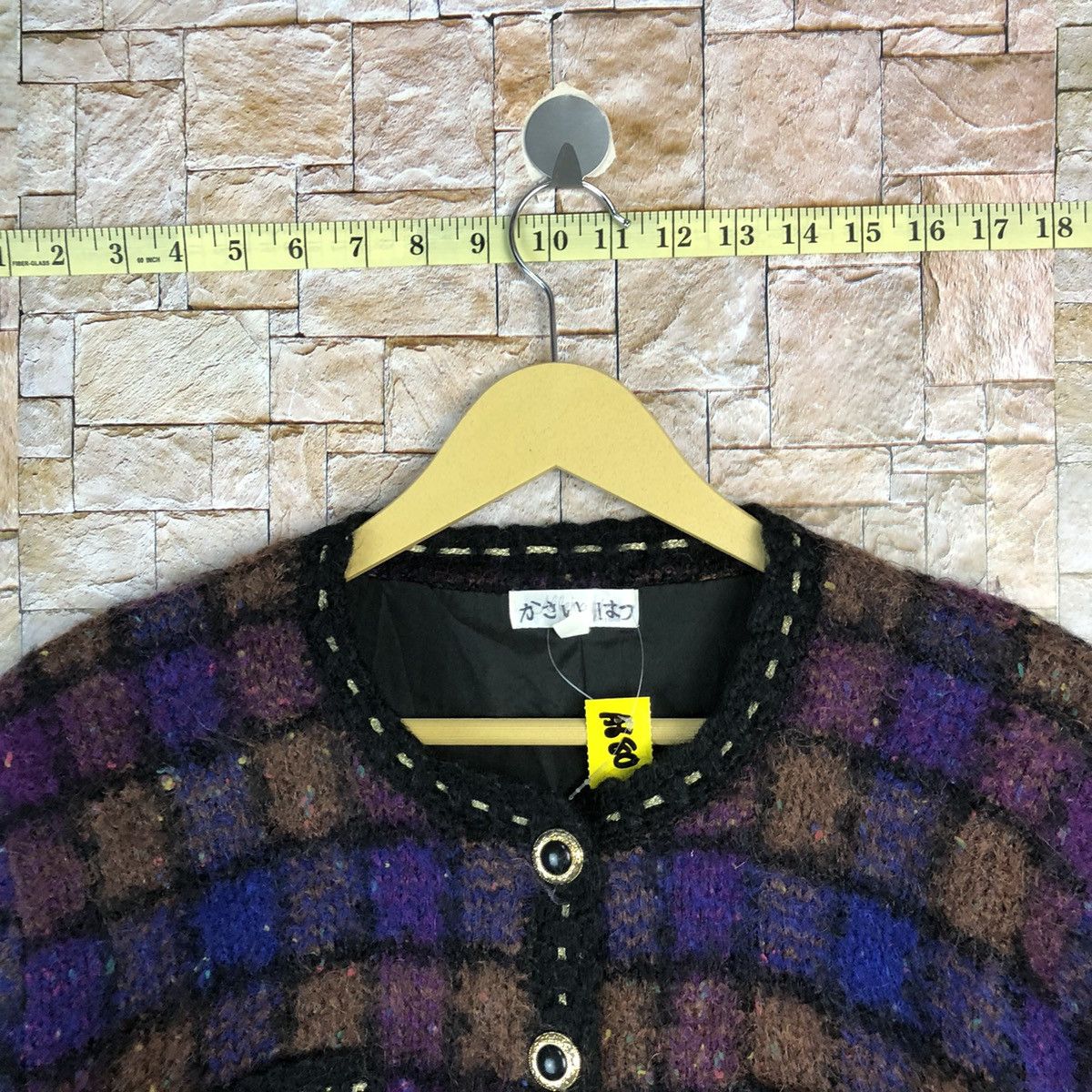 Vintage Japanese Brand Purple Cardigan Knitwear #A680 Size M / US 6-8 / IT 42-44 - 4 Thumbnail