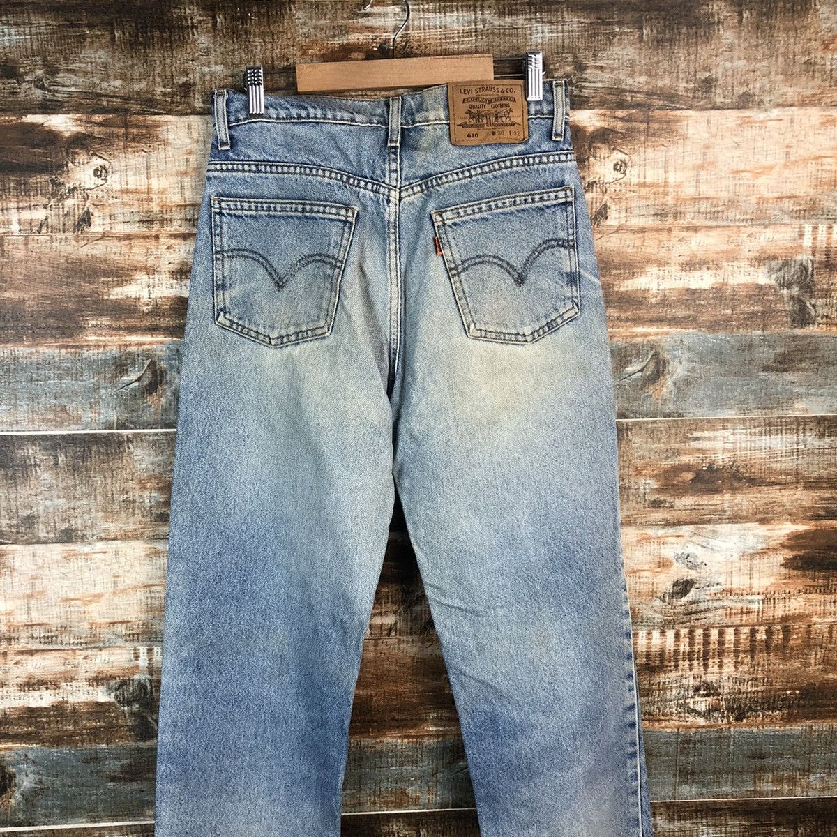 Levi's DL Levis 610 orange tag Distressed Denim Pants #C631 Size US 30 / EU 46 - 15 Thumbnail