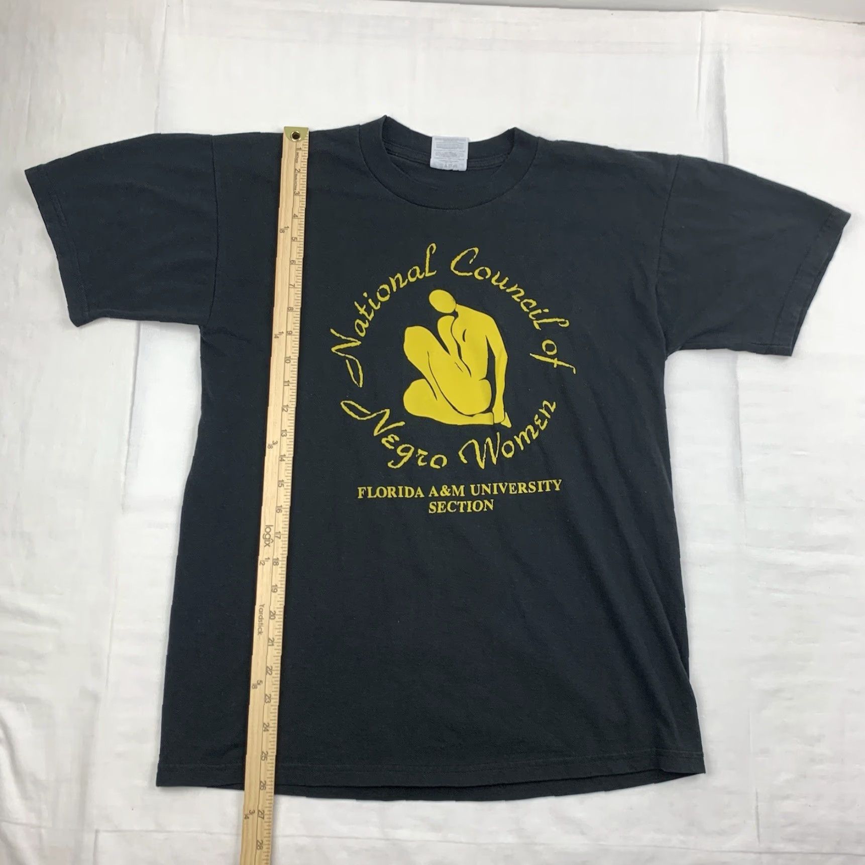 Jerzees VINTAGE National Council of Negro Women Shirt Adult Medium Black Texas A&M Y2K Size M / US 6-8 / IT 42-44 - 4 Thumbnail