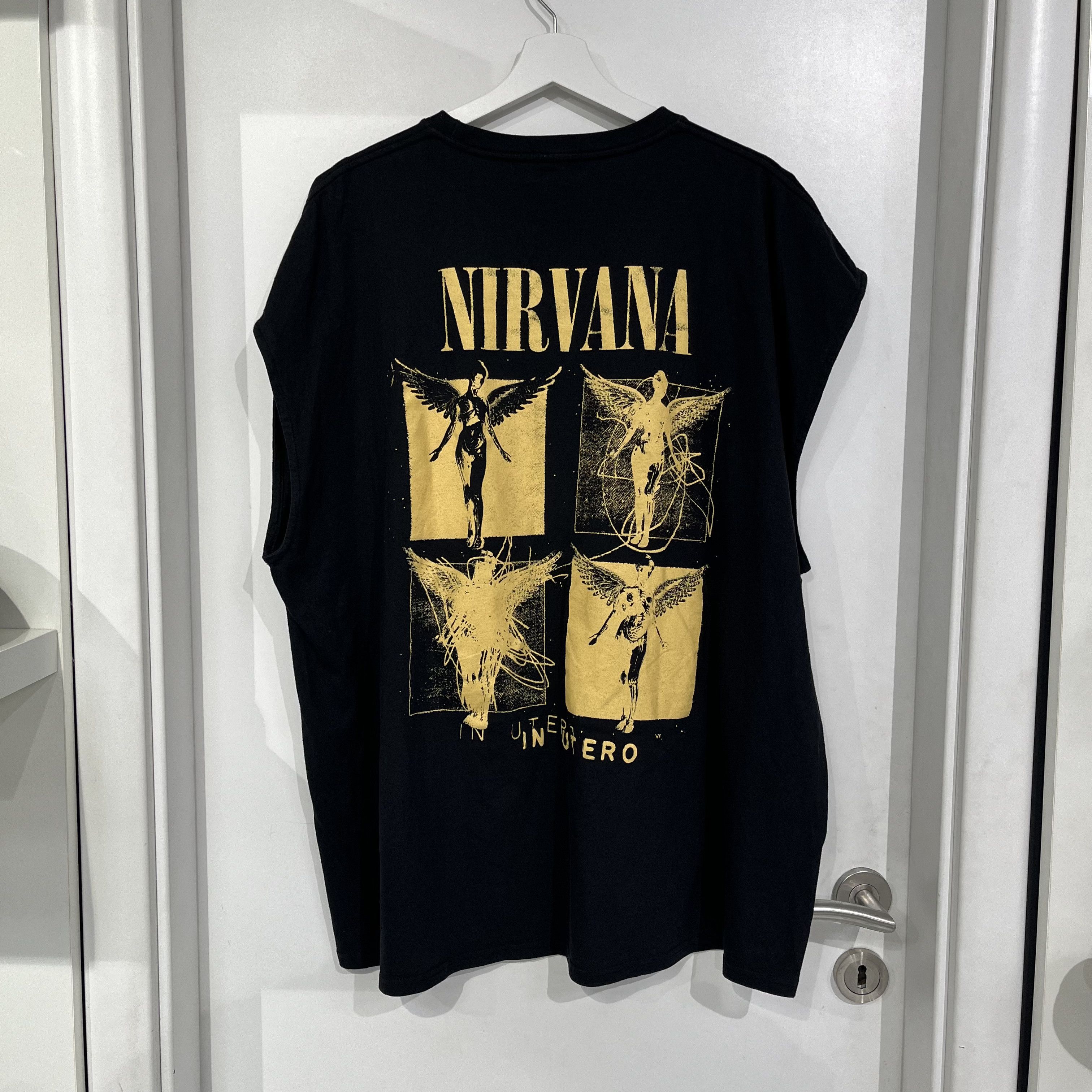 Nirvana Nirvana Tank Top Black/Yellow Size US XXL / EU 58 / 5 - 2 Thumbnail