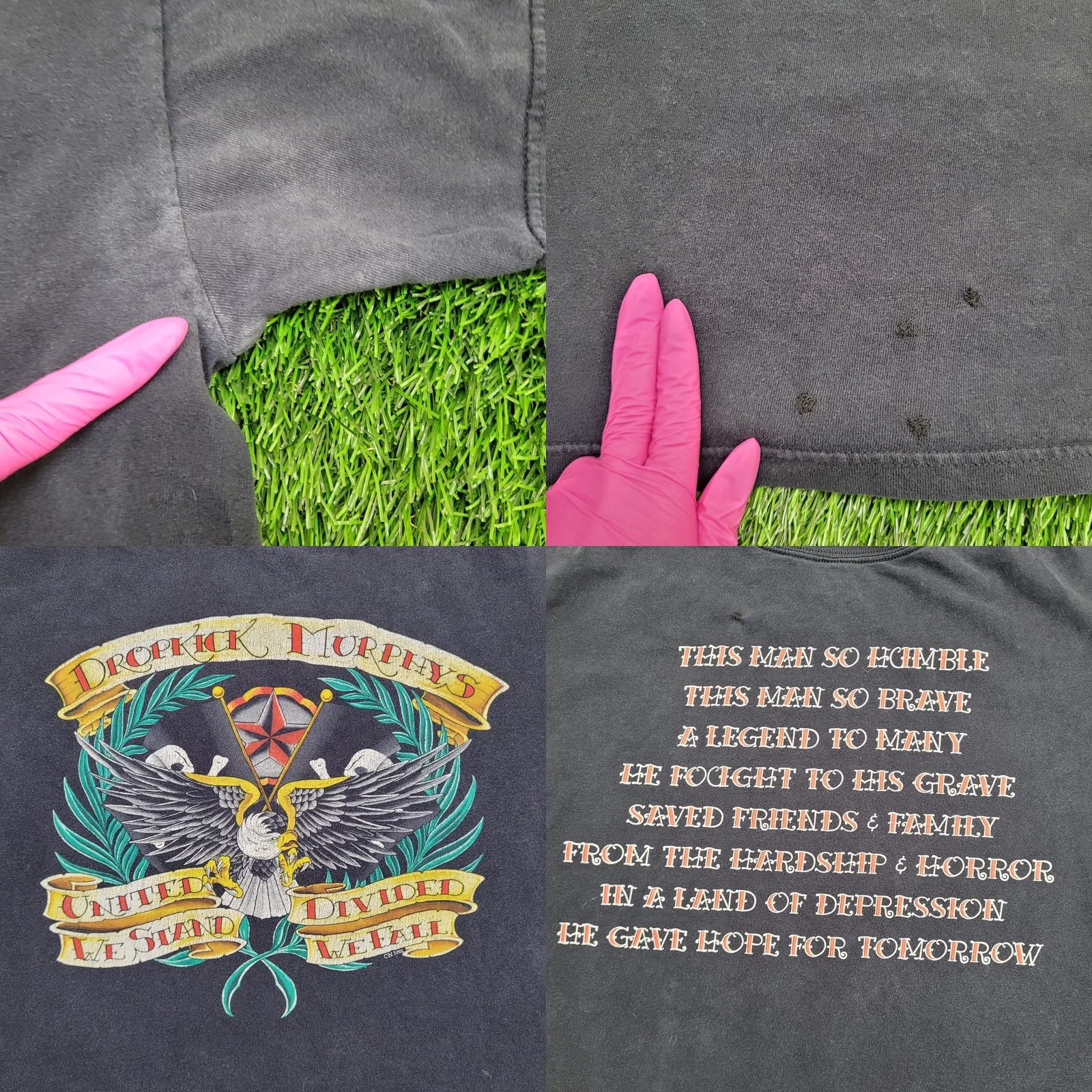 Vintage Vintage Eagle Shirt Large Black Dropkick-Murphys Size US L / EU 52-54 / 3 - 8 Thumbnail