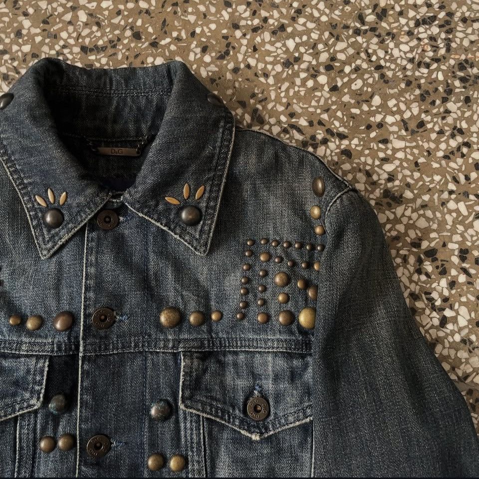 Dolce & Gabbana Dolce and Gabbana studded denim jacket Size US S / EU 44-46 / 1 - 2 Thumbnail