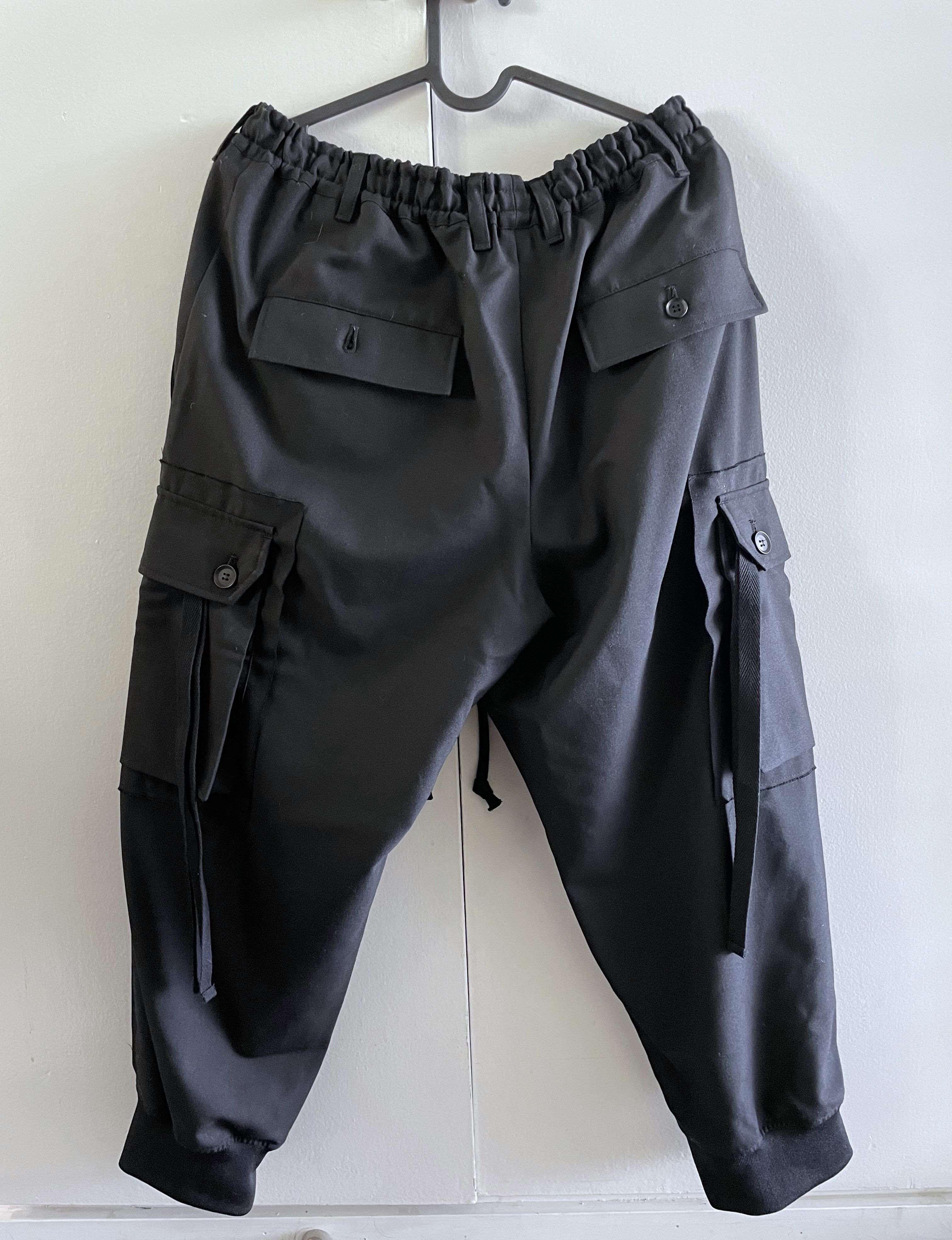 Yohji Yamamoto BRAND NEW Ground Y T/W GABARDINE MILITARY CARGO PANTS 24fw Size US 32 / EU 48 - 2 Thumbnail