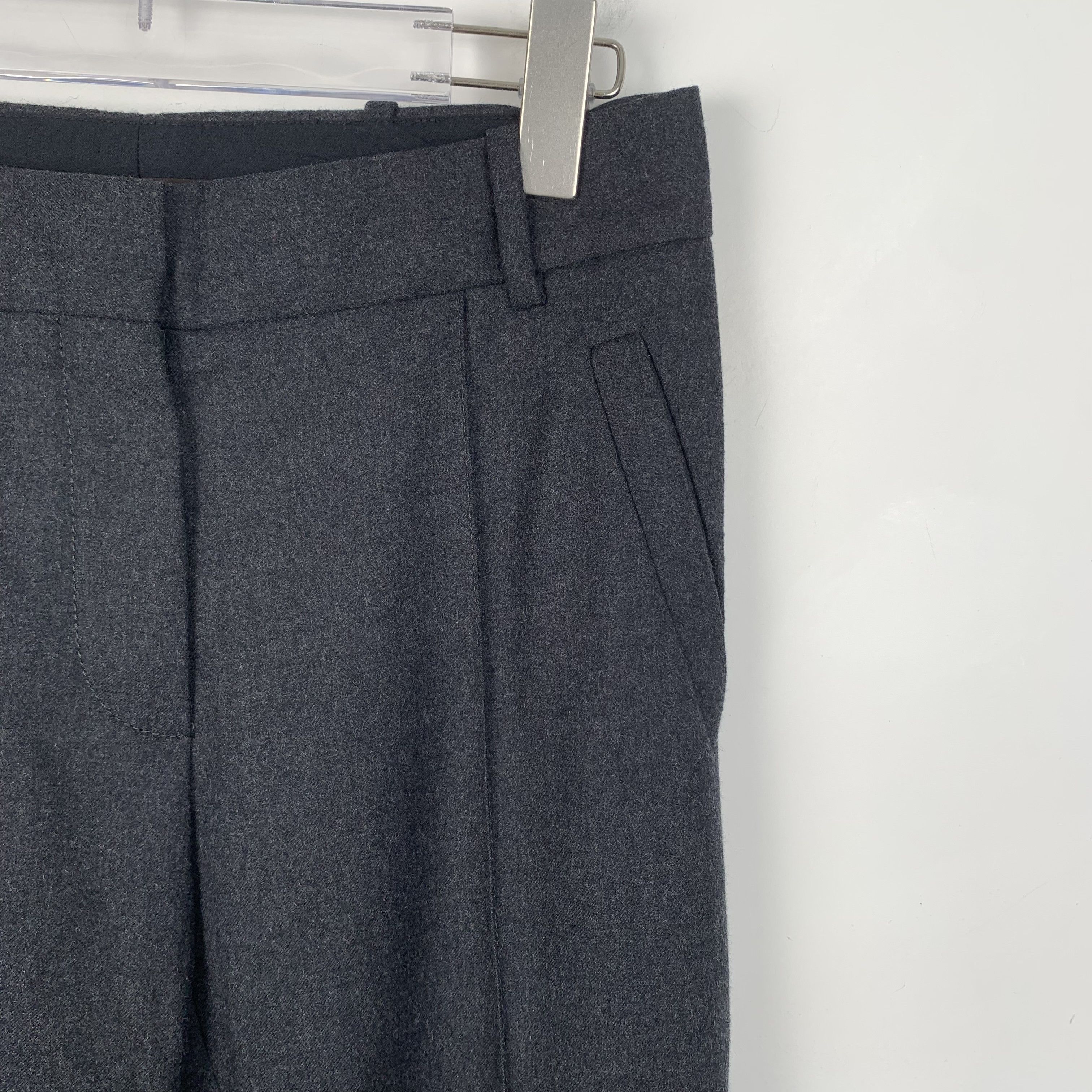 Louis Vuitton Louis Vuitton Black-Grey Wool Trousers (Size XXS) Size 34" / US 12 / IT 48 - 6 Thumbnail