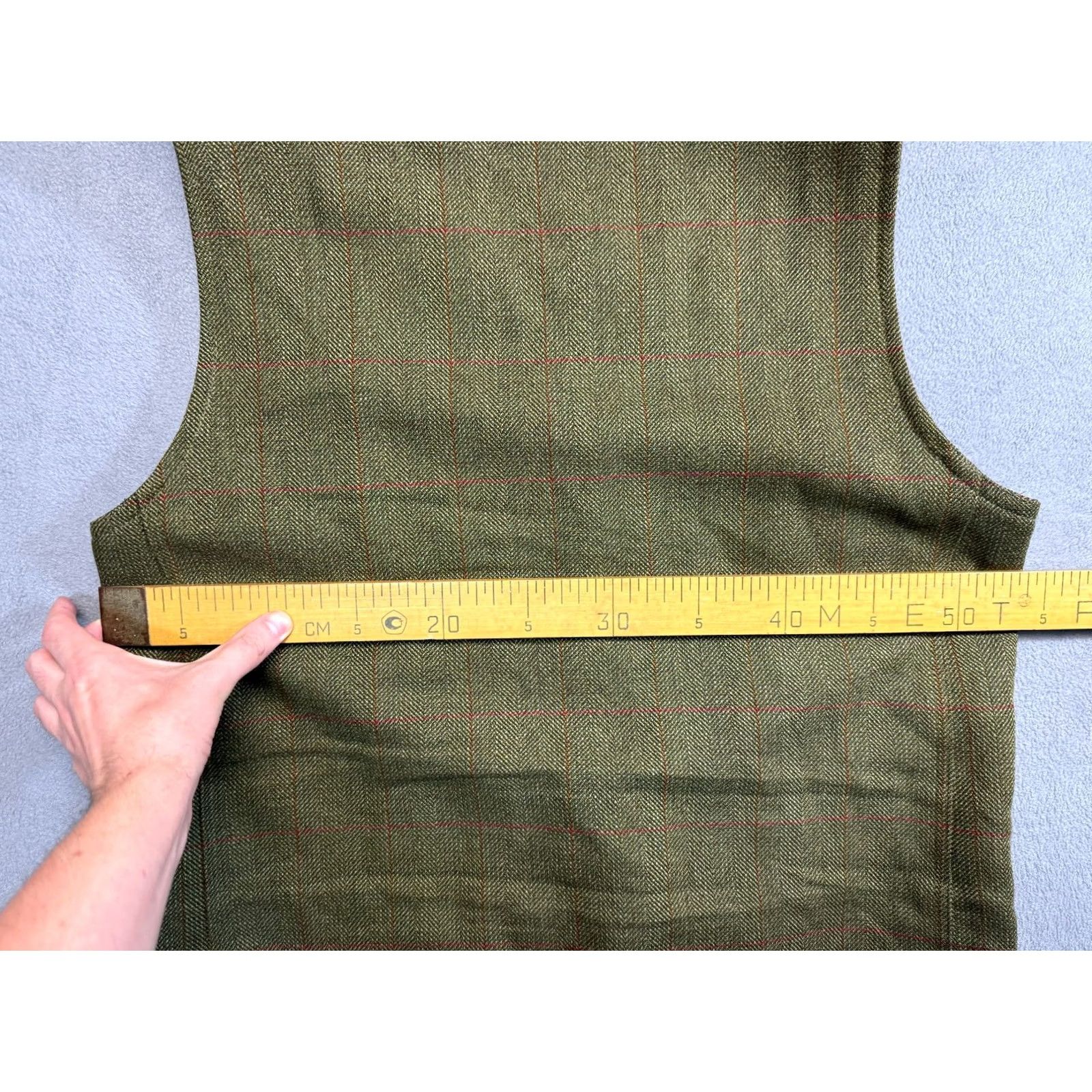 Musto MUSTO Vest Wool Green L Mens Country Outdoor Waistcoat Size US L / EU 52-54 / 3 - 2 Thumbnail