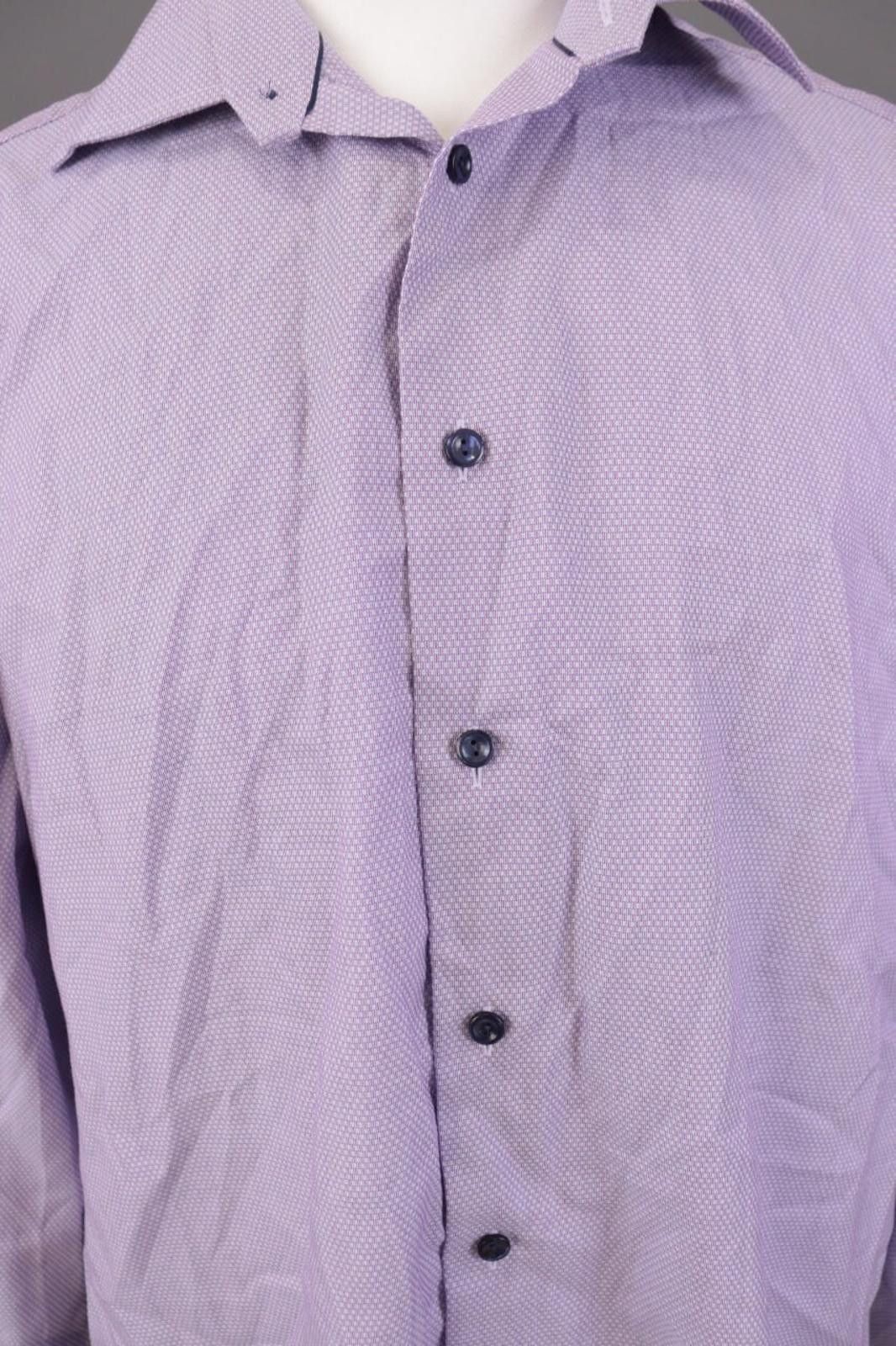 Eton Eton Contemporary Purple Oxford Shirt Size 45 / 17.75 / XXL Size US XXL / EU 58 / 5 - 4 Thumbnail