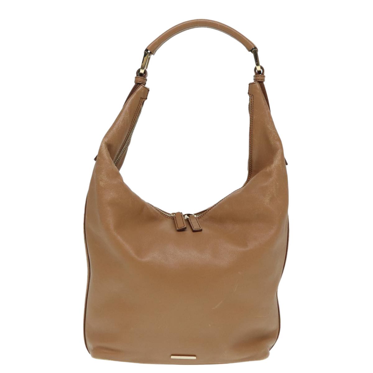 Gucci Hobo Brown Leather Shoulder Bag (Pre-Owned) Size ONE SIZE - 1 Thumbnail