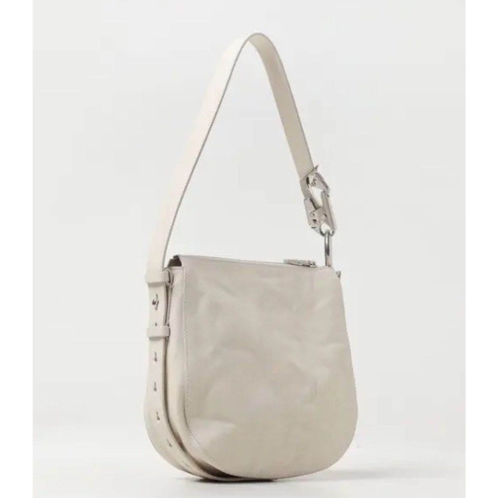 Burberry Burberry Small Knight Crinkled Leather Shoulder Bag 80816761 Size ONE SIZE - 1 Thumbnail