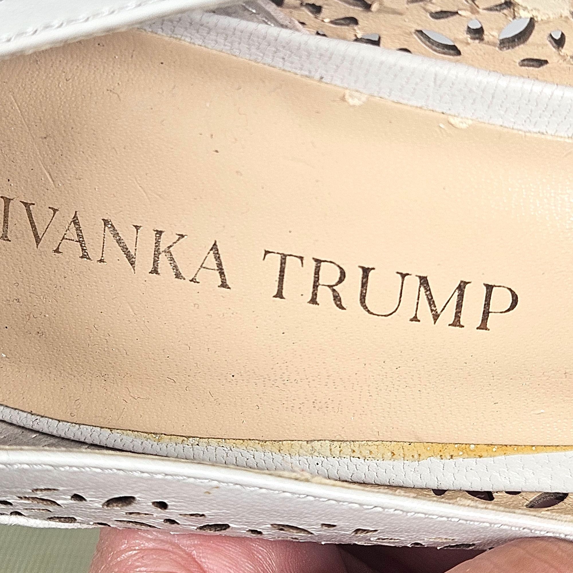 Other Ivanka Trump Comfy Women Ivory Leather High Heel 9M Size US 9 / IT 39 - 10 Thumbnail