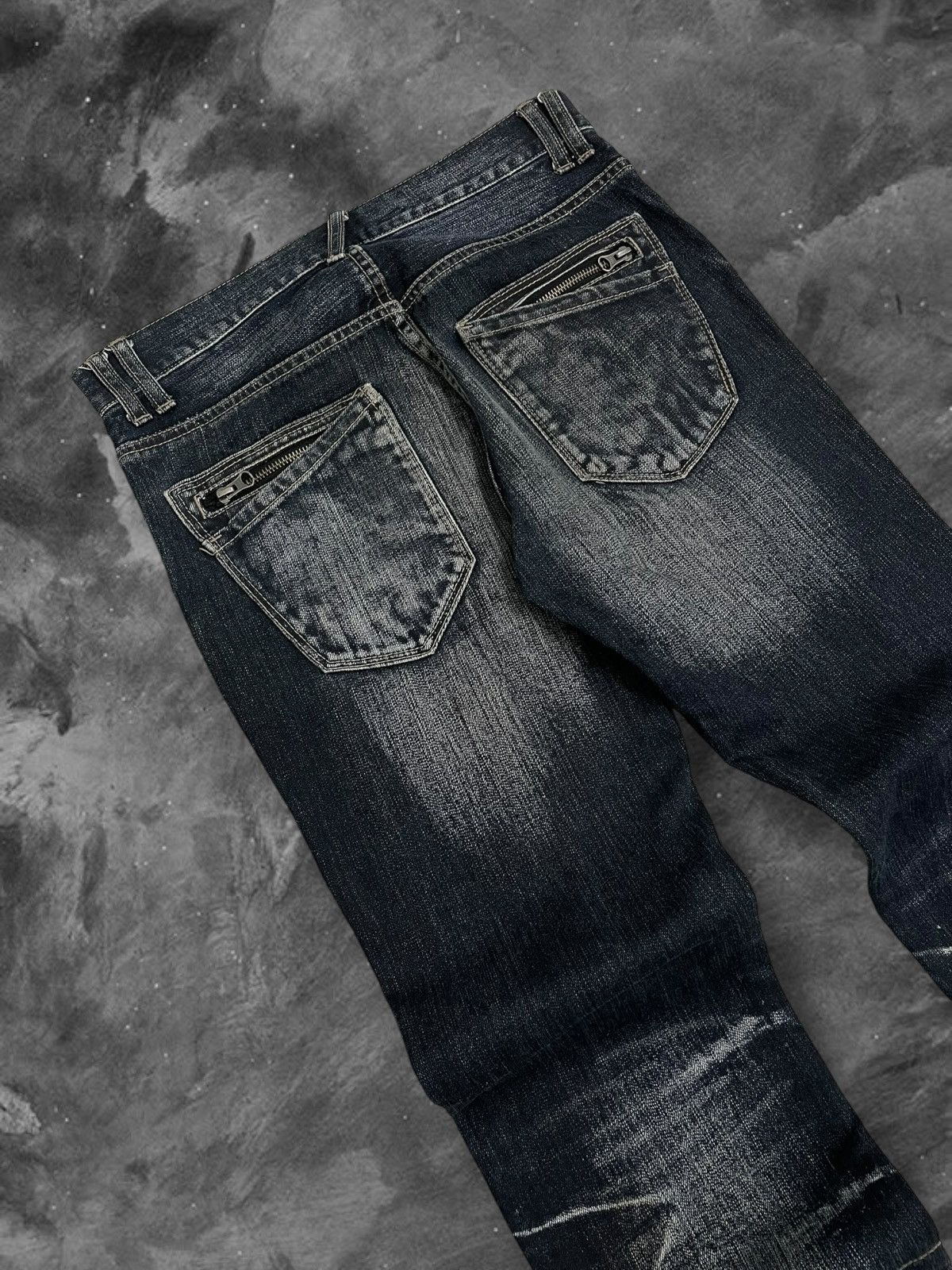 PPFM Vintage 1990s Og Designer PPFM Iconic Distressed Denim Size US 30 / EU 46 - 13 Thumbnail