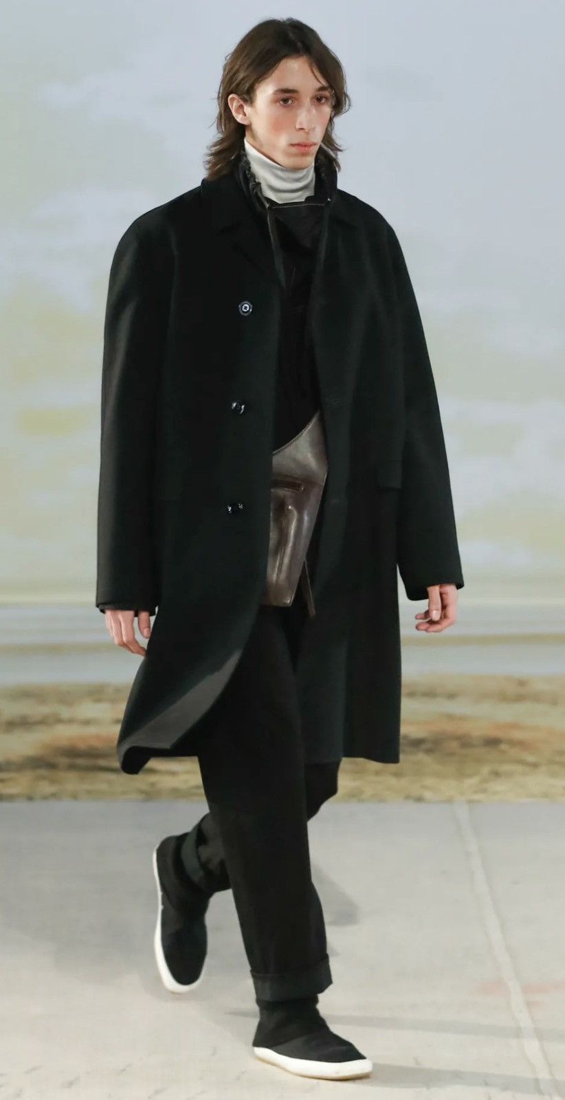 Lemaire Fall 22 wool/cotton light overcoat Size US S / EU 44-46 / 1 - 1 Thumbnail