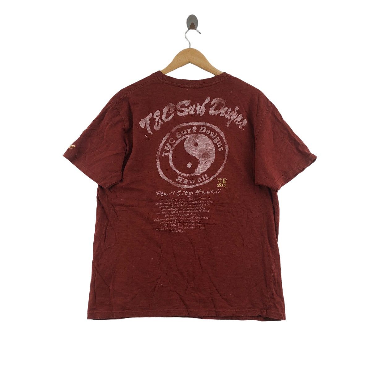 Other Vintage T&C SURF DESIGNS Pearl City Hawaii Tee Shirt Top Size US XL / EU 56 / 4 - 3 Thumbnail