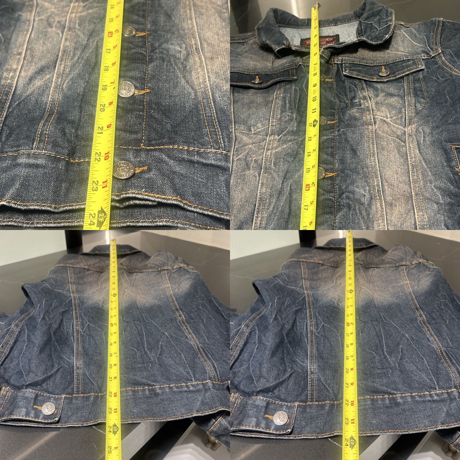 Lip Service Lip Service Denim Jacket Blue M Goth Distressed Med Navy? Size M / US 6-8 / IT 42-44 - 8 Thumbnail