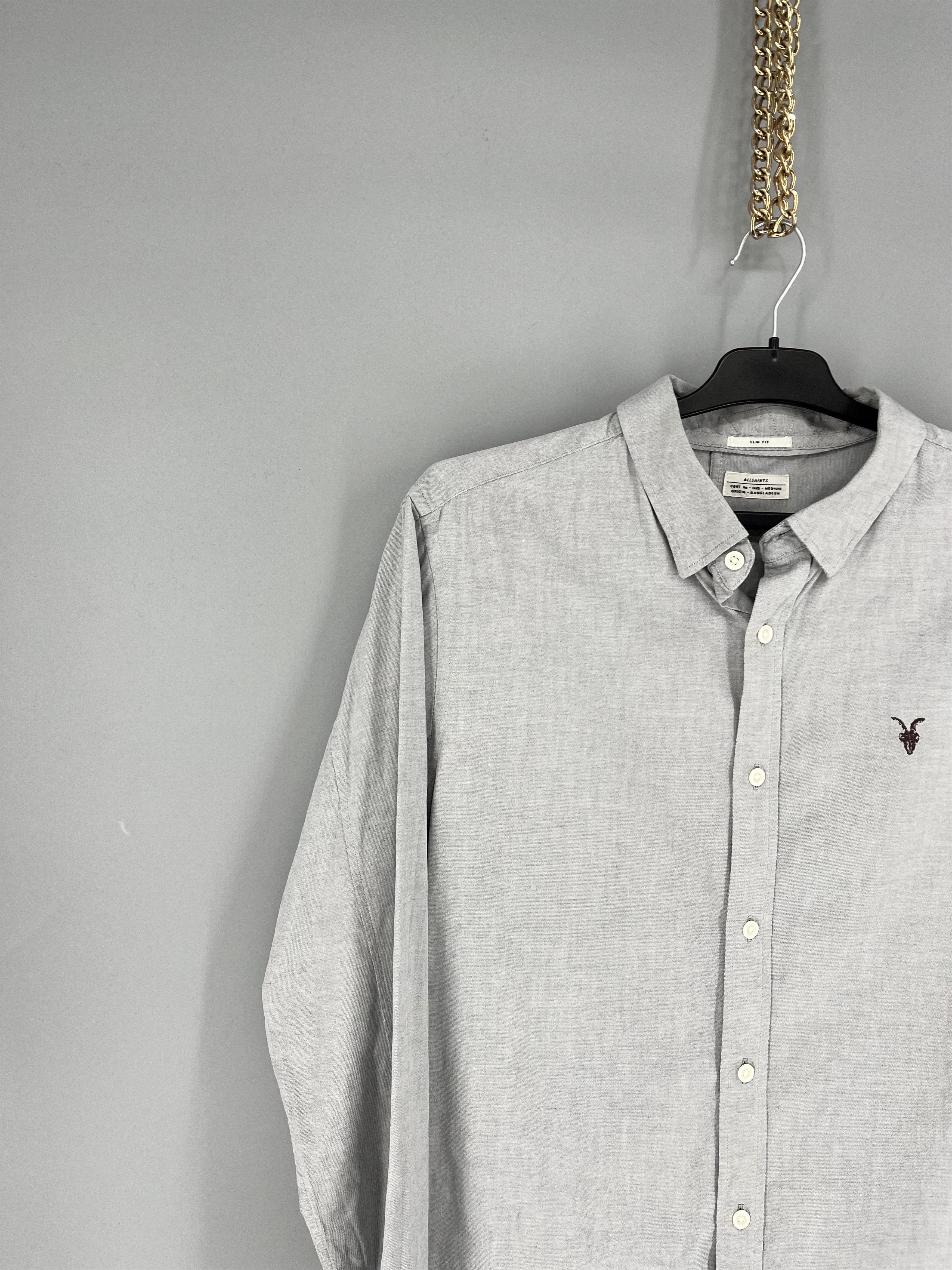 Allsaints Allsaints Shirts Button Up Streetwear Y2k Style Size M Size US M / EU 48-50 / 2 - 4 Thumbnail