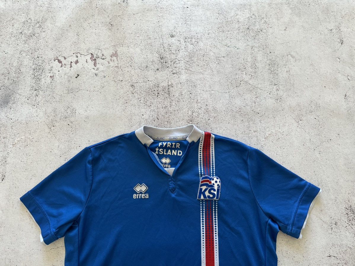 Errea ICELAND EURO 2016/2017 HOME FOOTBALL SOCCER JERSEY ERREA,XS Size US XS / EU 42 / 0 - 2 Thumbnail