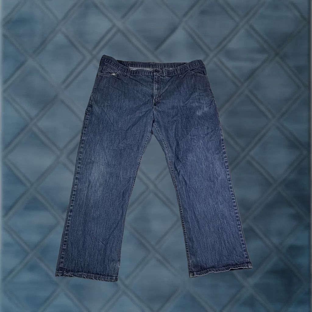 Vintage Crude FR Jeans Mens 46x32 Blue Denim FR Flame-Resistant CAT 2 Blue Jeans 2112 Size US 30 / EU 46 - 1 Thumbnail