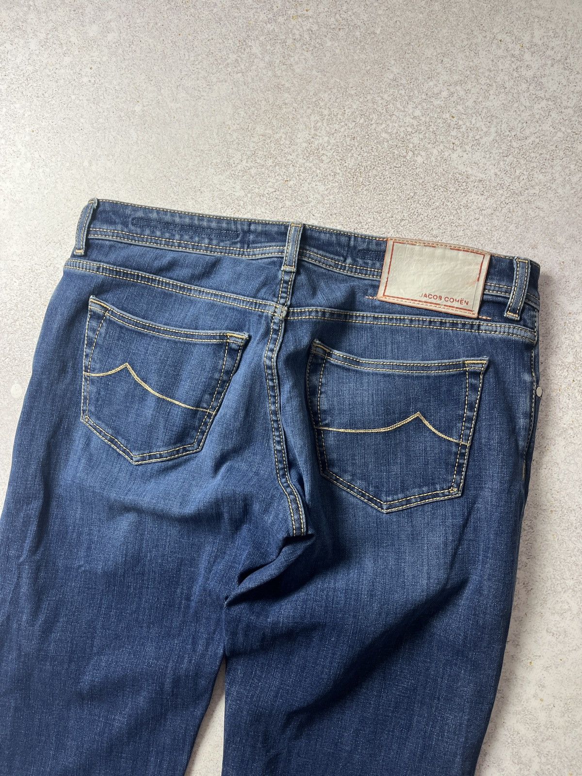 Jacob Cohen Nick Slim Fit Denim Luxury Jeans Blue Size 34