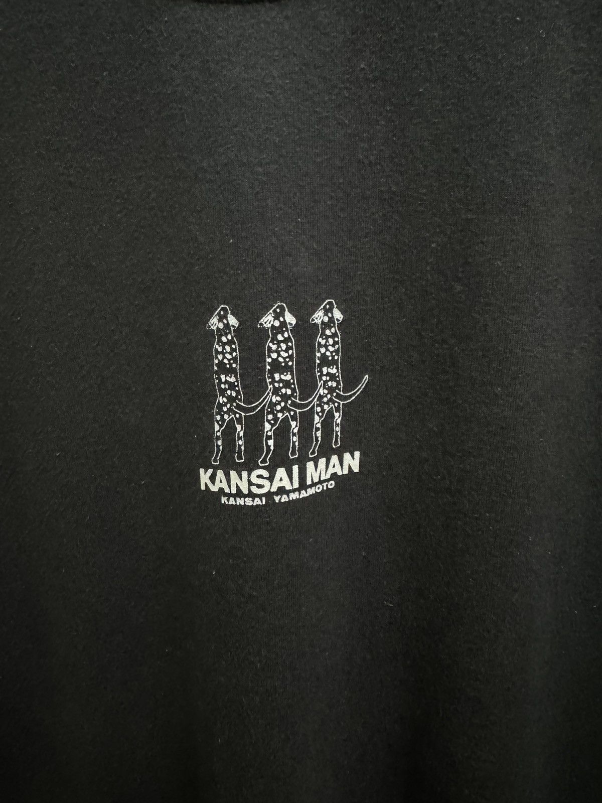 Vintage Kansai Yamamoto Single Stitch Center Logo Sun Faded