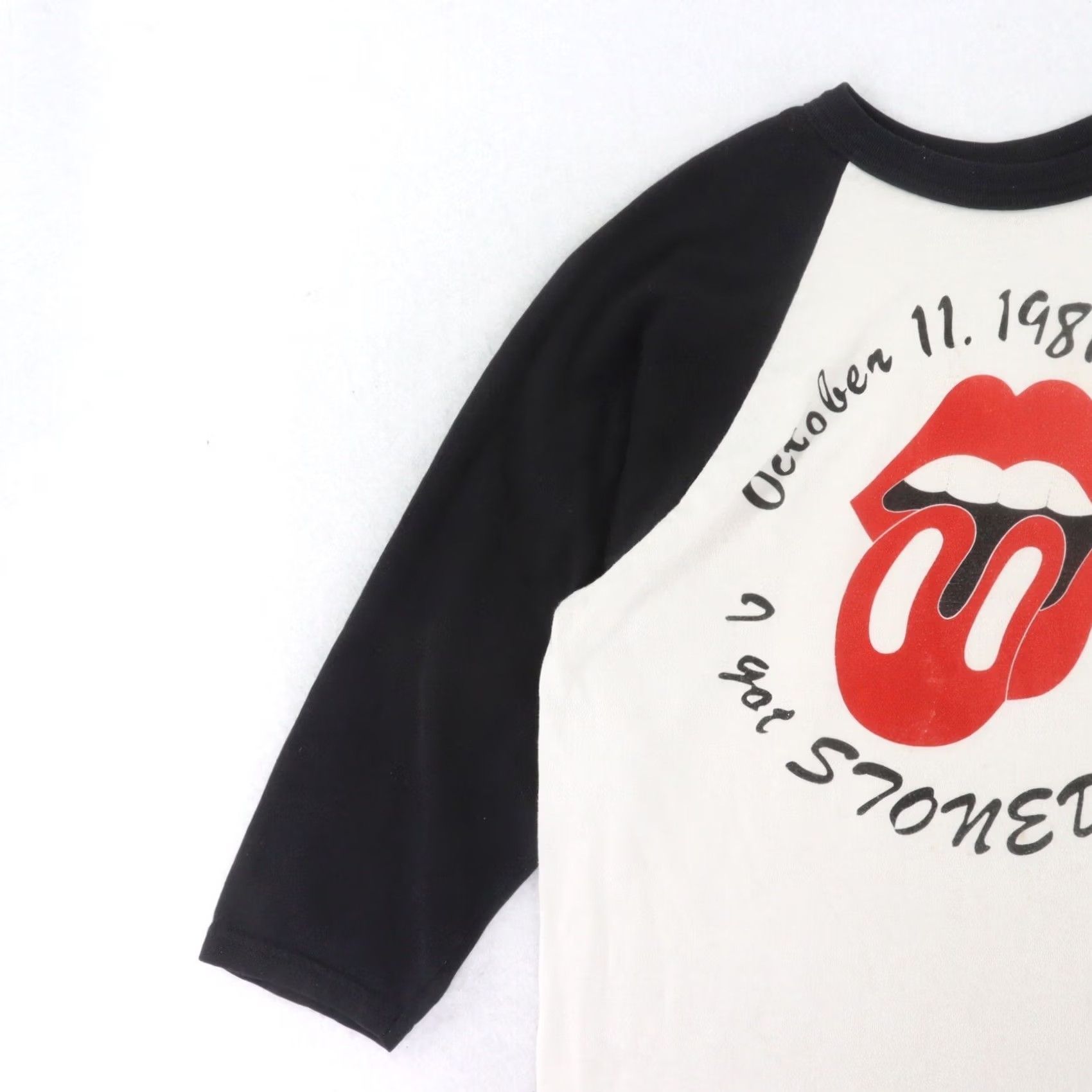Vintage VINTAGE The Rolling Stones Shirt Mens 1981 3/4 Sleeve Jersey Black Medium Tshirt Size US M / EU 48-50 / 2 - 5 Thumbnail