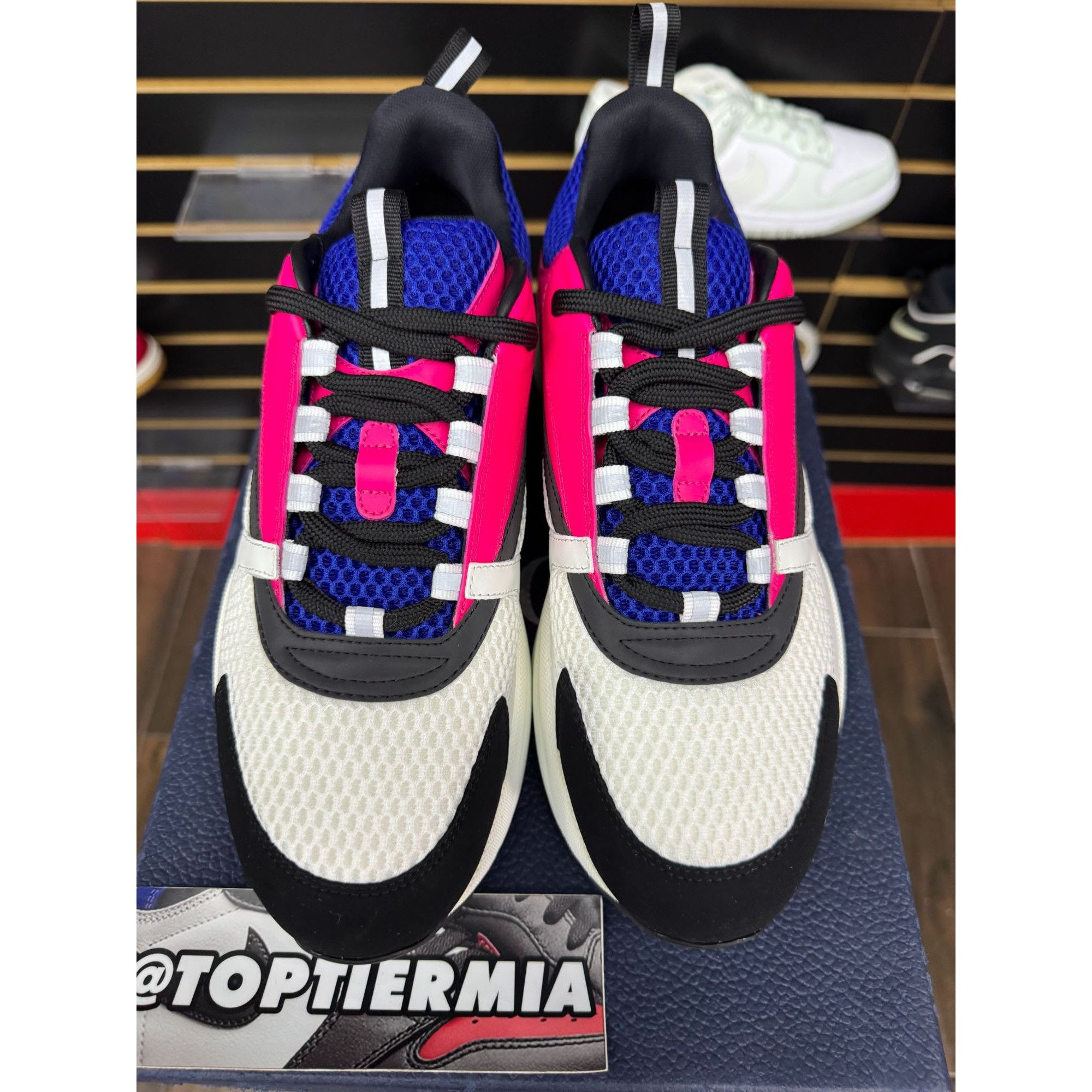 Dior DIOR B22 WHITE PINK SZ 43 / 10M BRAND NEW Size US 10 / EU 43 - 2 Thumbnail