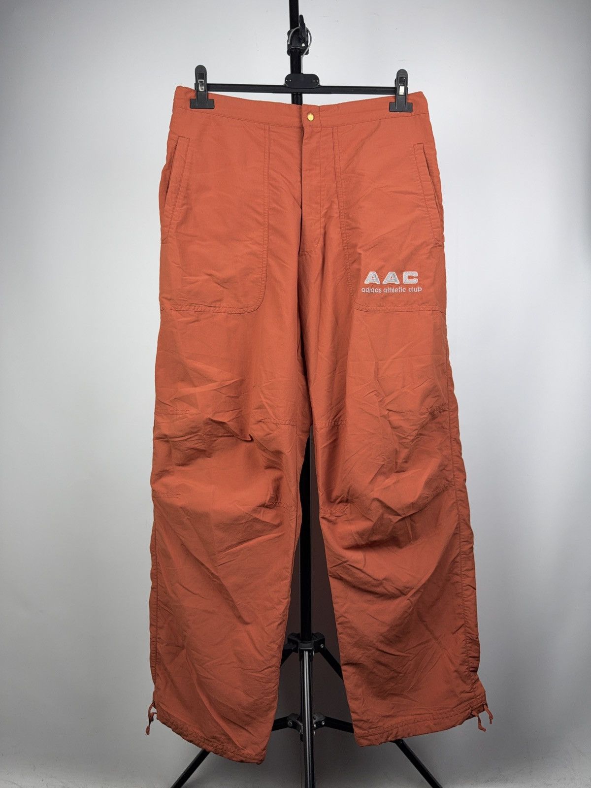 Adidas Vintage Adidas AAC Rust Parachute Pants 2001 Wide Nylon Fit Size US 34 / EU 50 - 1 Thumbnail