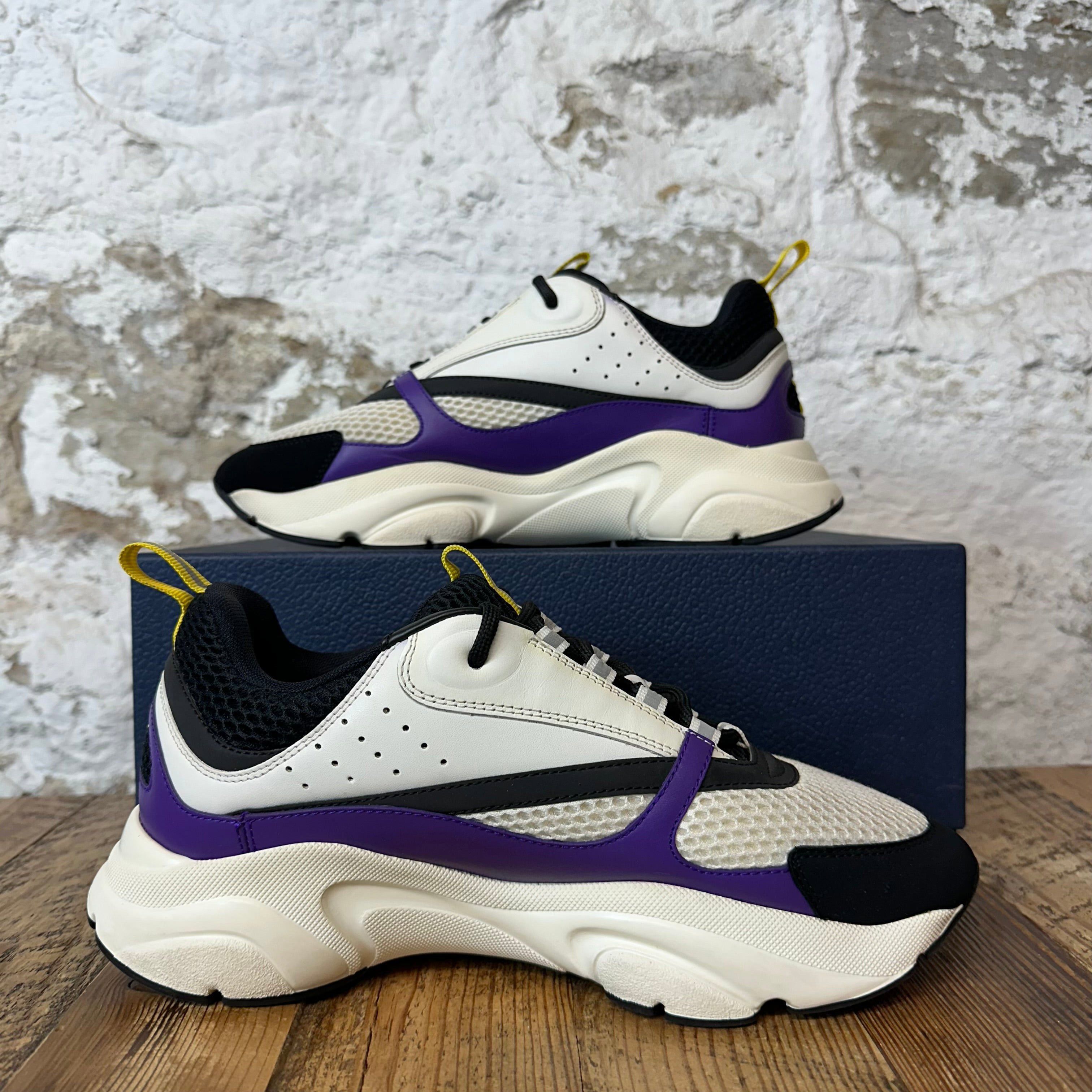 Dior Dior B22 Yellow Purple White Sneaker Sz 8 (41) Size US 8 / EU 41 - 2 Thumbnail
