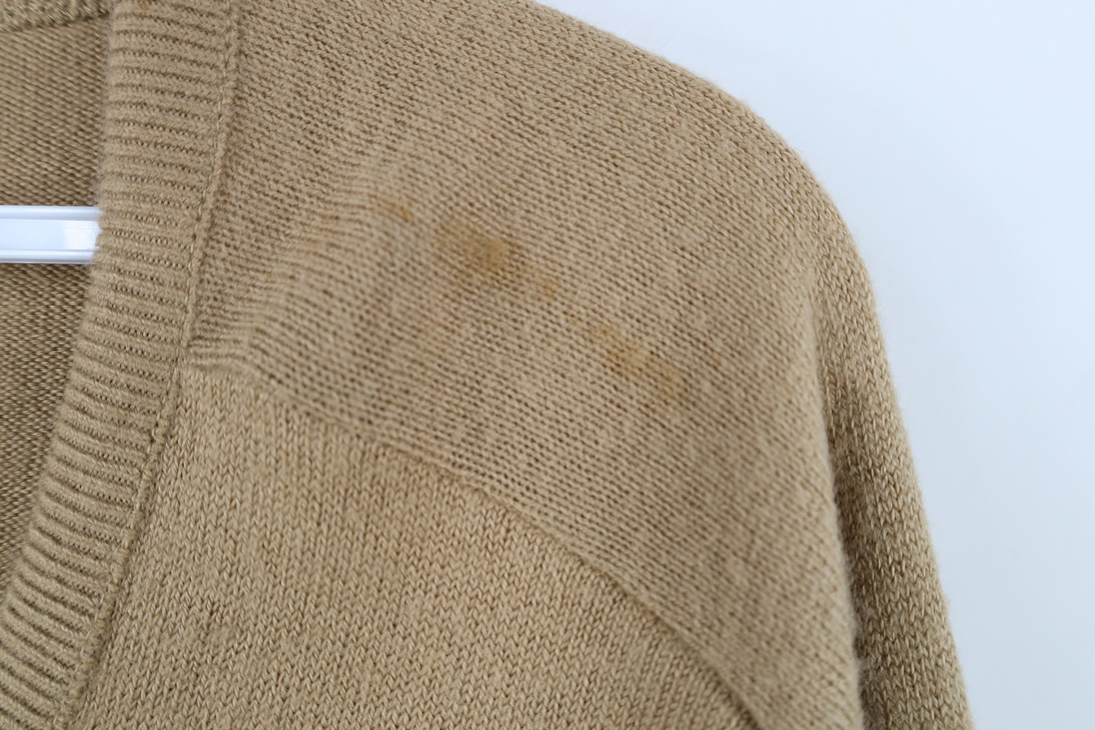 Lacoste Vintage 80s Izod Lacoste Croc Logo Knit Sweater Brown USA Size US L / EU 52-54 / 3 - 4 Thumbnail