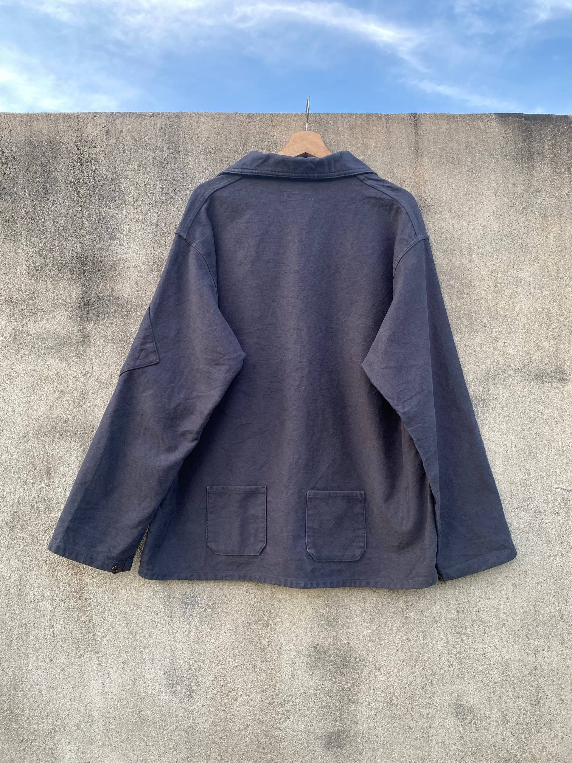 トップス nigel cabourn FRENCH WORK SHIRT MOLESKIN Nigel Cabourn French Work Shirt Moleskin Pullover