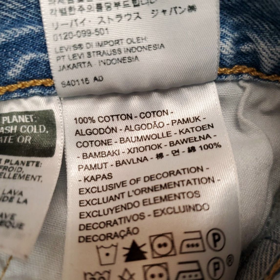 Denime VINTAGE Levis Premium Jeans 501 Blue 29x28 31x27 Denim Straight Leg Button Fly Mens Jeans Regular 501 Size US 29 - 6 Thumbnail