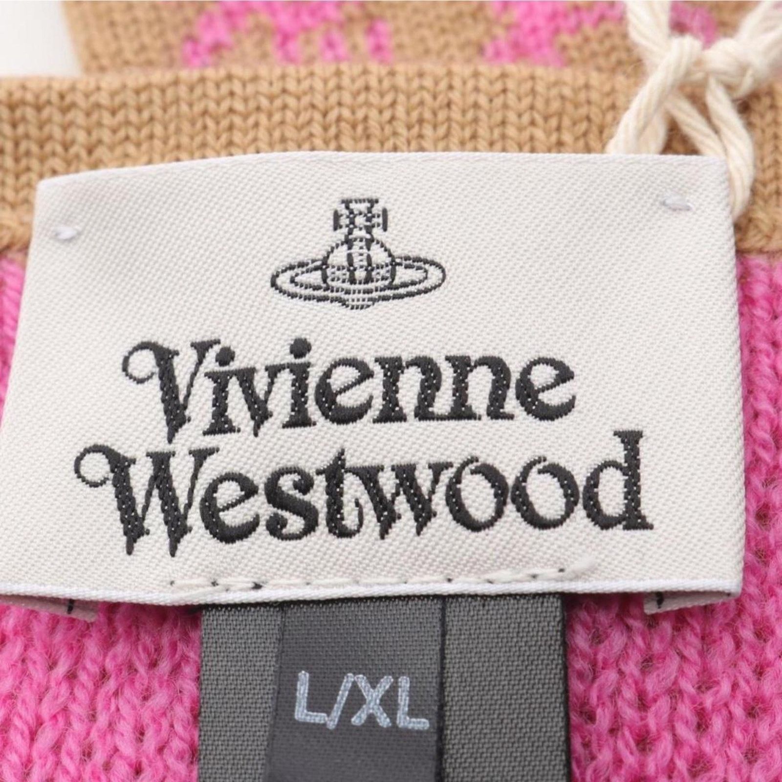 Vivienne Westwood RARE Vivienne Westwood Glam Tan Pink Fingerless Gloves L XL Size ONE SIZE - 4 Thumbnail