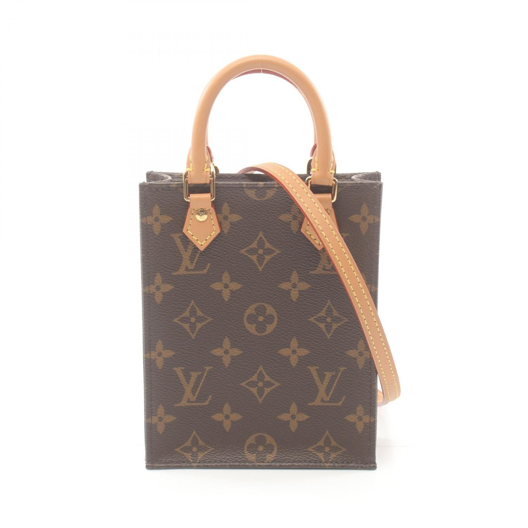 Louis Vuitton Louis Vuitton Louis Vuitton Petit Sac Plat Monogram 2way bag Canvas Handbag M69442 Size ONE SIZE - 1 Thumbnail