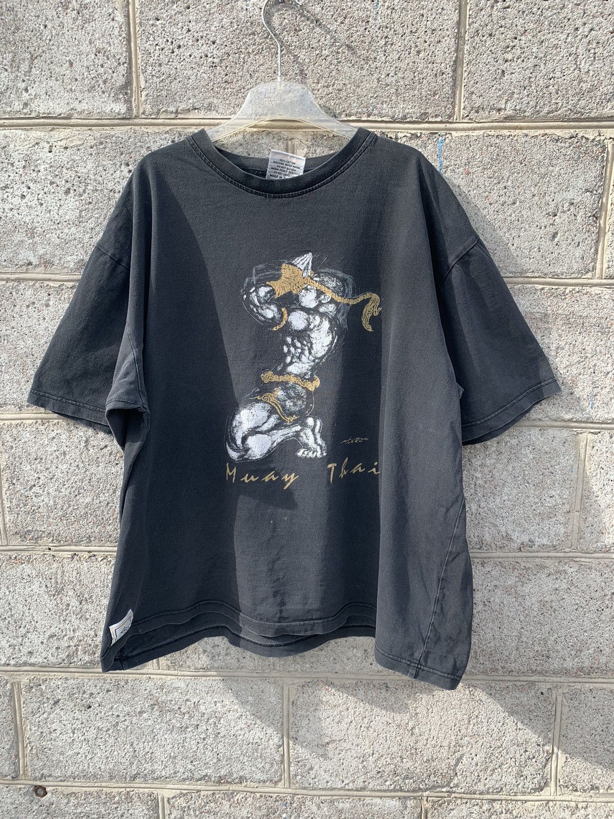 Vintage Muay Thai Boxing Vintage t shirt Size US XXL / EU 58 / 5 - 1 Thumbnail