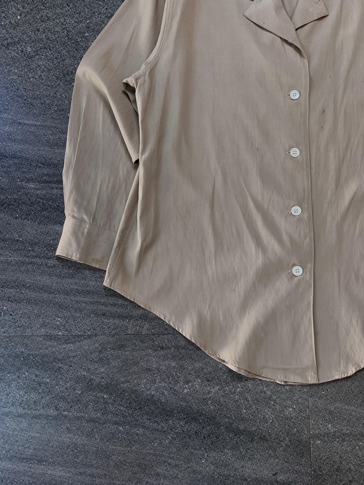 Yohji Yamamoto Workshop by Yohji Yamamoto Rayon Long Shirt - Medium Size US M / EU 48-50 / 2 - 4 Thumbnail