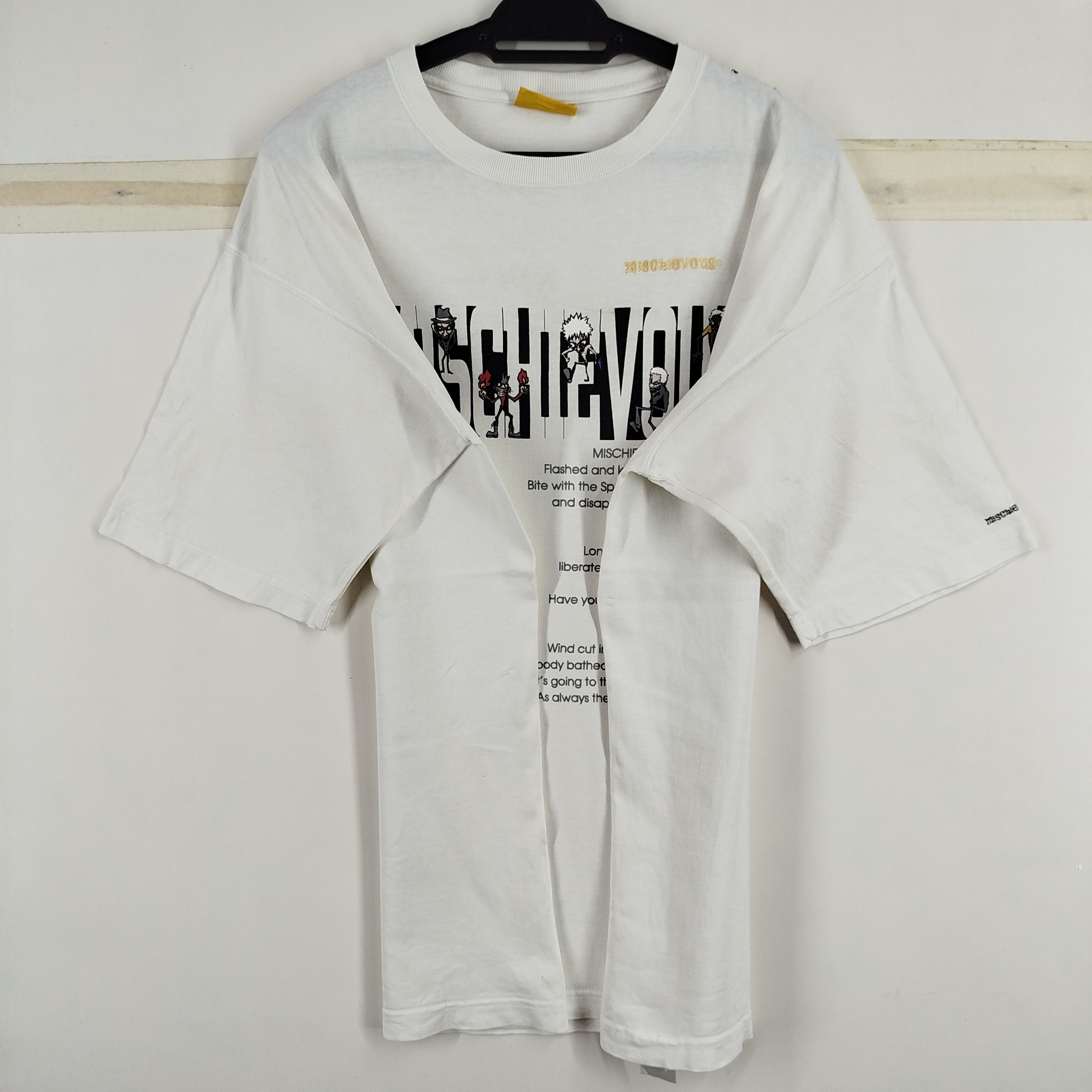 Designer × Japanese Brand Vintage Mischievous Blue Rabbit Big Logo Cool Design Y2K Size US L / EU 52-54 / 3 - 3 Thumbnail
