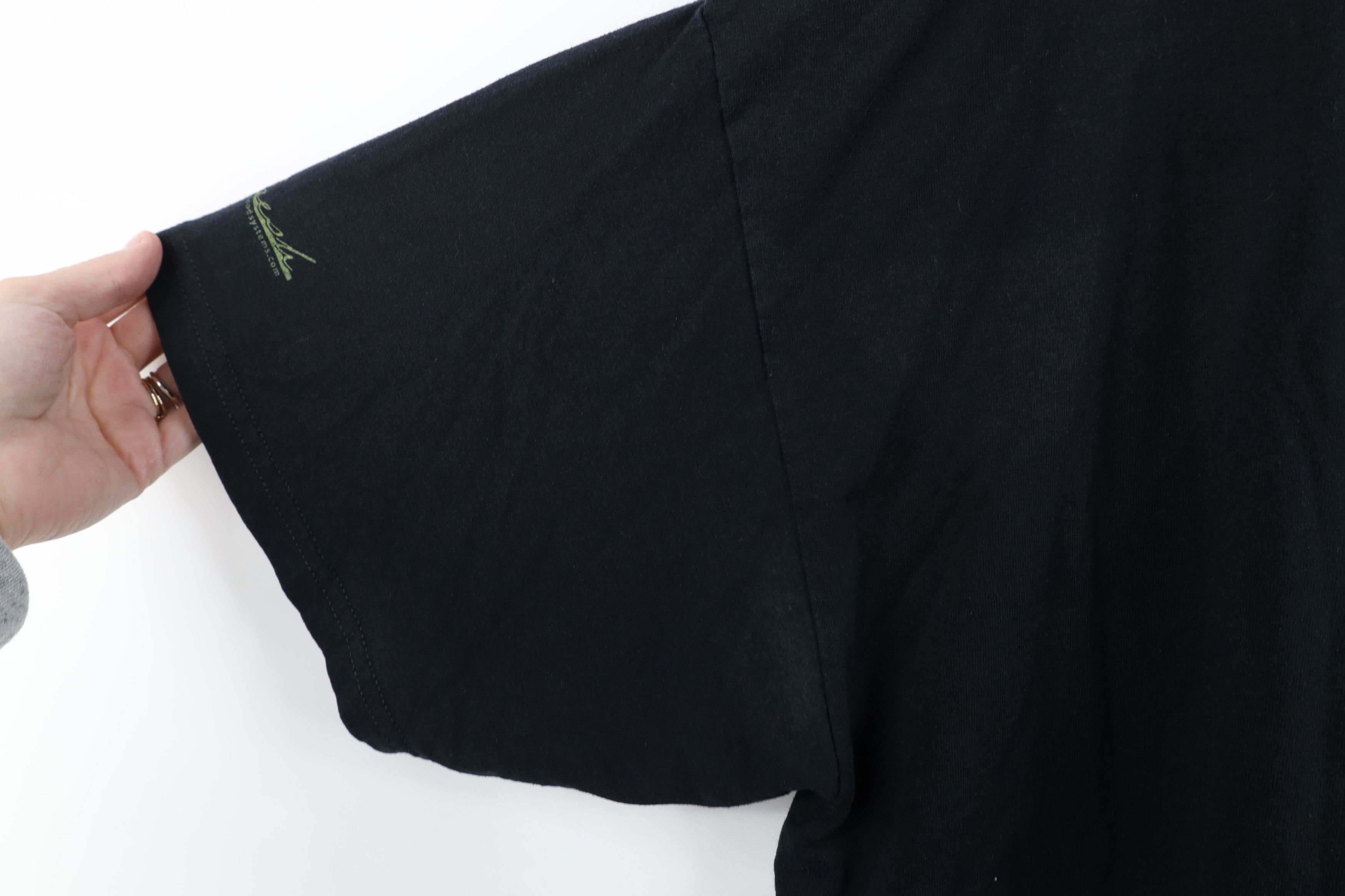 Vintage Vintage Y2K Streetwear Short Sleeve T-Shirt Black Cotton Size US XXL / EU 58 / 5 - 5 Thumbnail