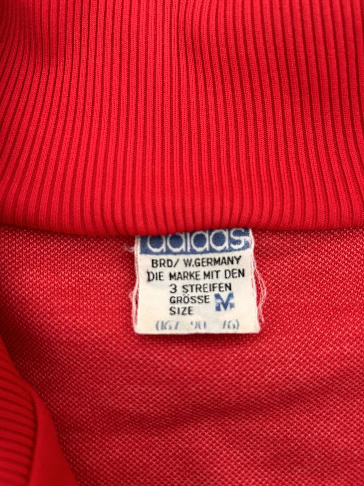 Vintage 80s Adidas Red Set Blue Line Size US M / EU 48-50 / 2 - 5 Thumbnail
