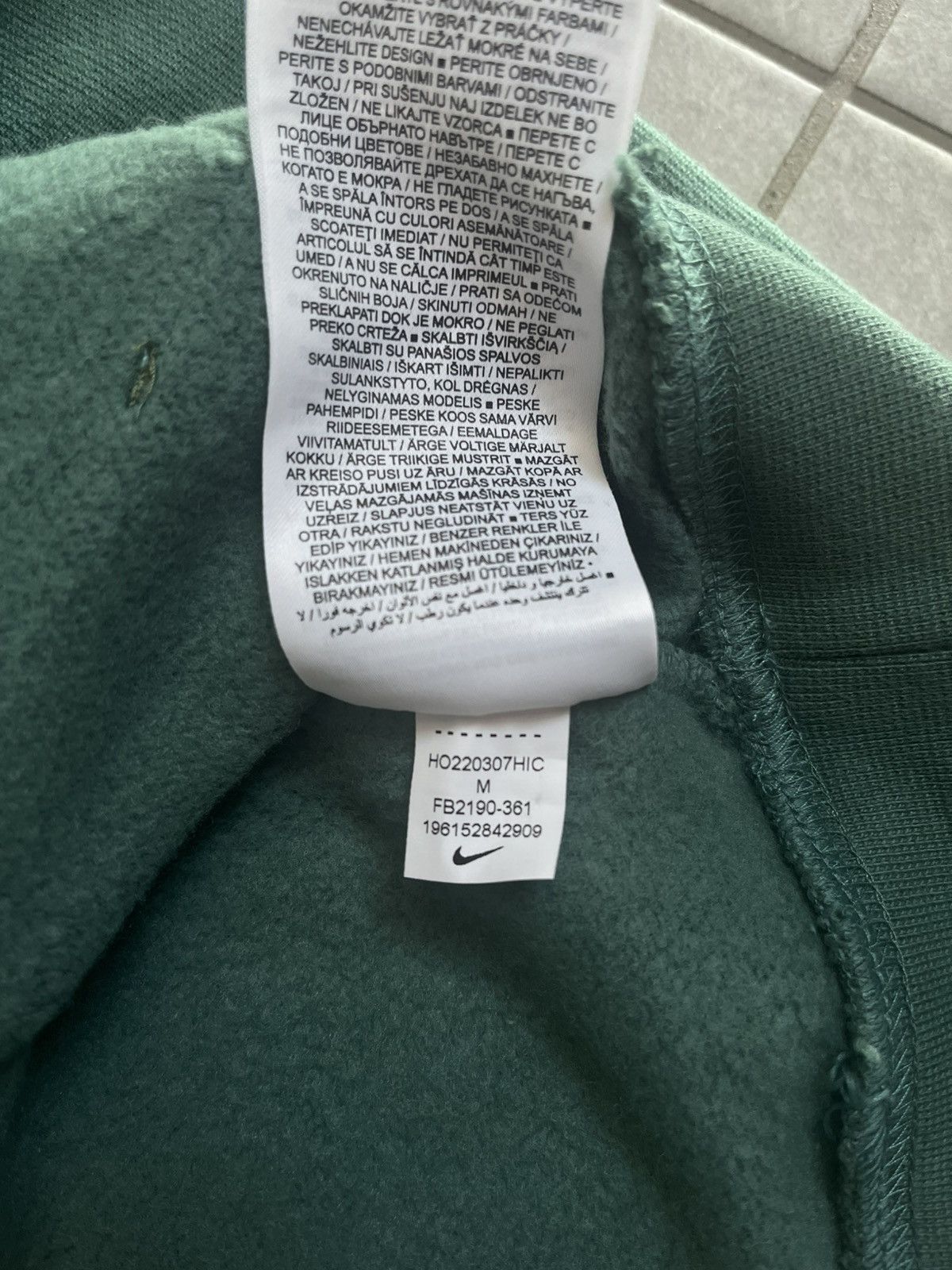 Nike Nike Green Multipocket Hoodie Street Style Size US M / EU 48-50 / 2 - 6 Thumbnail