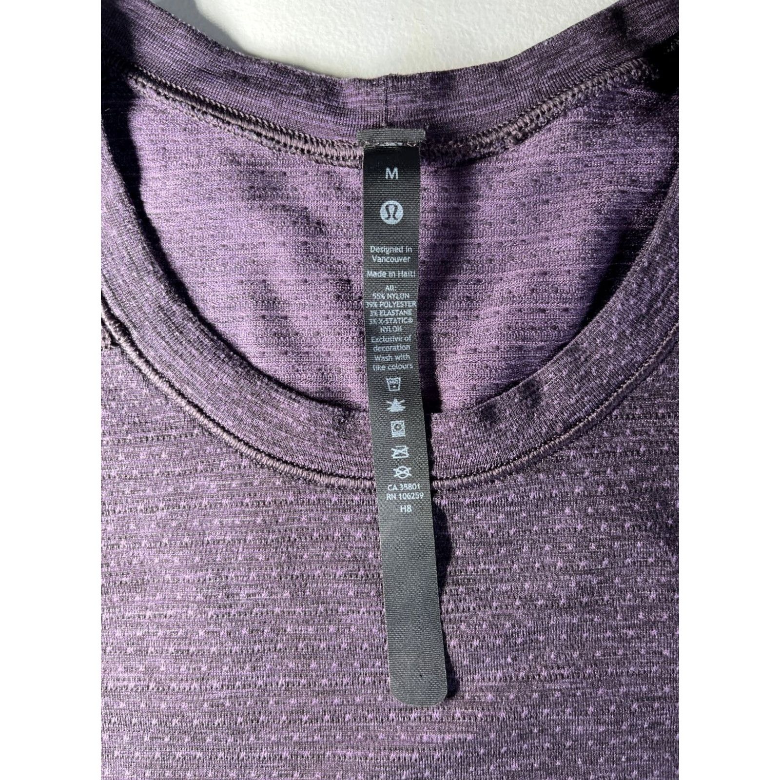Lululemon Lululemon Metal Vent Tech T-Shirt Mens Purple Activewear M Size US L / EU 52-54 / 3 - 6 Thumbnail