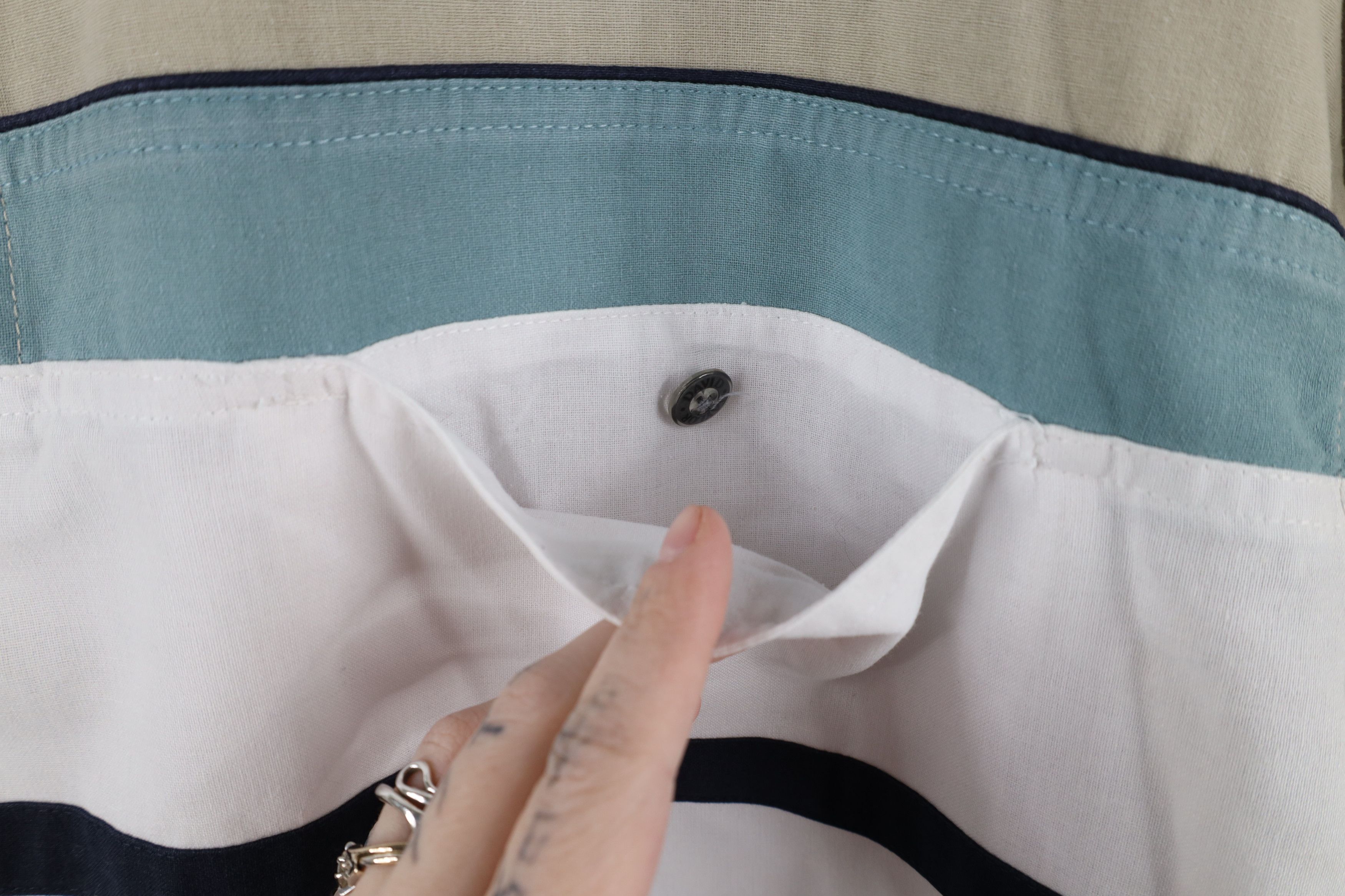 Vintage Vintage 90s Streetwear Block Pullover Polo Shirt Mob Mafia Size US XL / EU 56 / 4 - 5 Thumbnail