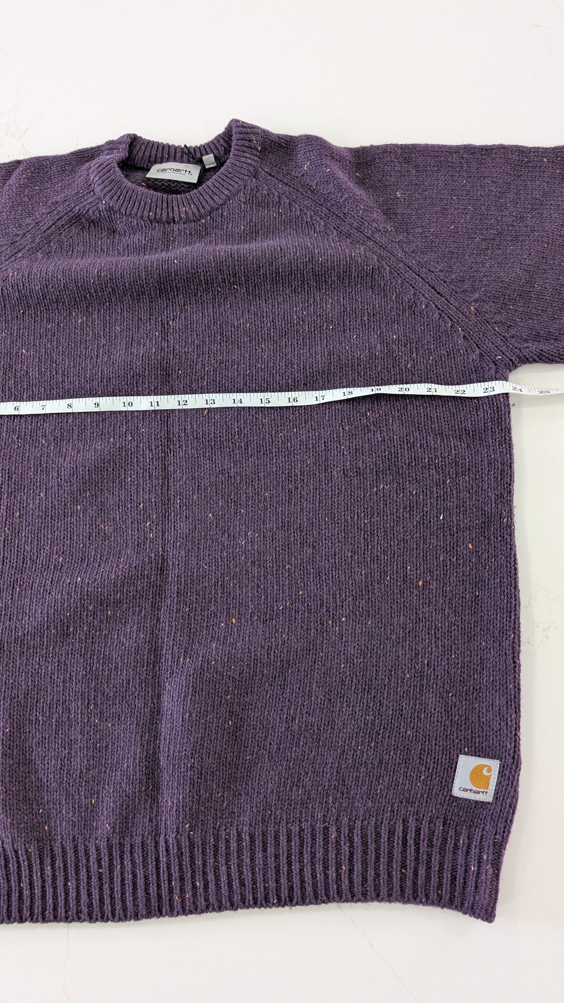 Carhartt Wip Carhartt WIP Anglistic Speckled Wool Knit Purple Size L Size US L / EU 52-54 / 3 - 9 Thumbnail