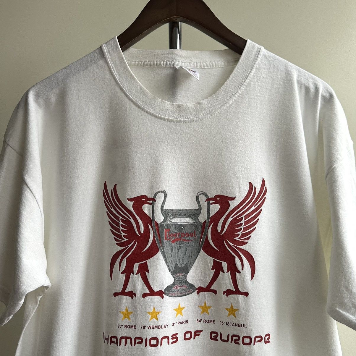 Vintage Vintage Liverpool UEFA Champions League Final 2005 Tee Size US XL / EU 56 / 4 - 3 Thumbnail