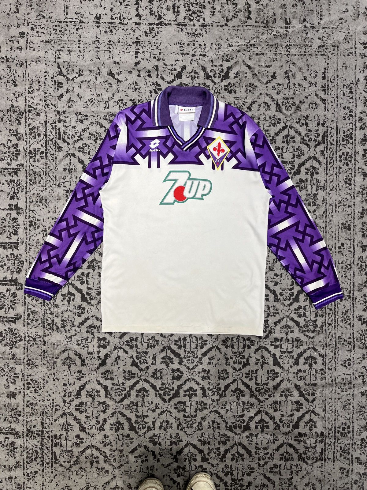 Vintage Rare Vintage Fiorentina 1992/93 Away Kit Long Sleeve Size US M / EU 48-50 / 2 - 2 Thumbnail
