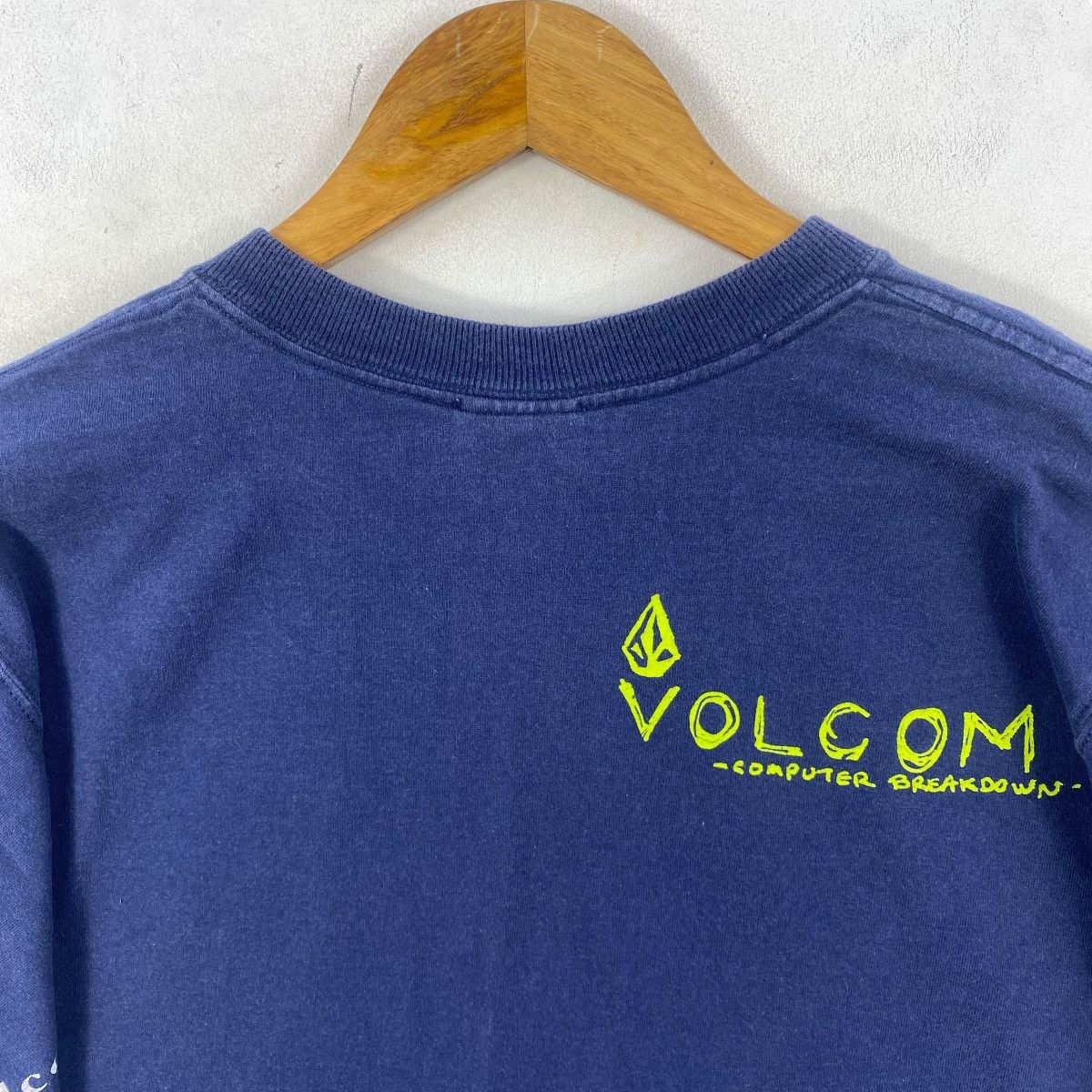 Vintage × Volcom Vintage 90's VOLCOM Computer Breakdown Graphic Tee Shirt Size US M / EU 48-50 / 2 - 5 Thumbnail